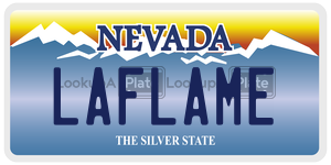 LAFLAME  license plate in NV