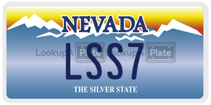 LSS7  license plate in NV
