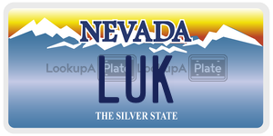 LUK  license plate in NV