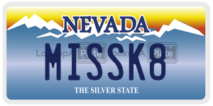 MISSK8  license plate in NV
