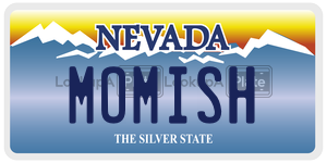 MOMISH  license plate in NV