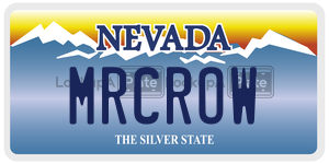 MRCROW  license plate in NV