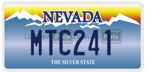 MTC241  license plate in NV