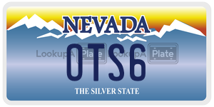 OTS6  license plate in NV