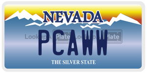PCAWW  license plate in NV