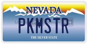 PKMSTR  license plate in NV