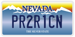 PR2R1CN  license plate in NV