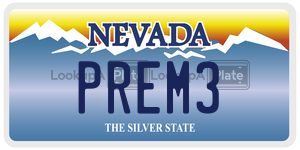 PREM3  license plate in NV