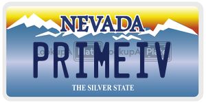 PRIMEIV  license plate in NV