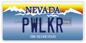 PWLKR  license plate in NV