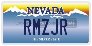 RMZJR  license plate in NV