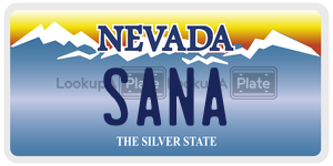 SANA  license plate in NV