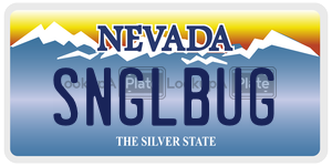 SNGLBUG license plate in Nevada