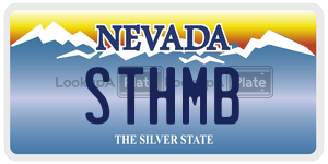 STHMB  license plate in NV