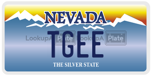 TGEE  license plate in NV