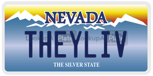 THEYLIV  license plate in NV