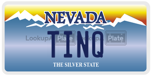 TINQ  license plate in NV
