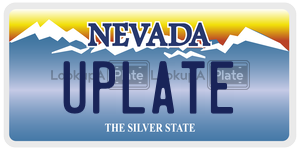 UPLATE  license plate in NV