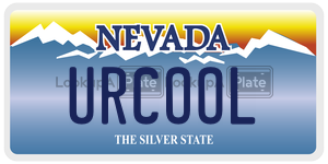 URCOOL  license plate in NV