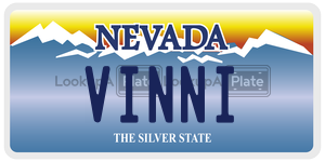 VINNI  license plate in NV