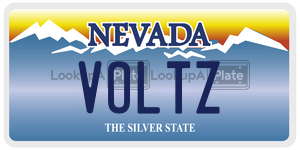 VOLTZ  license plate in NV