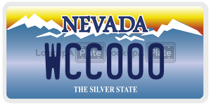 WCC000  license plate in NV