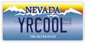 YRCOOL  license plate in NV