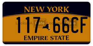 11766CF  license plate in NY