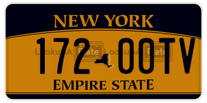 17200TV license plate in New York