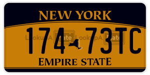 17473TC  license plate in NY