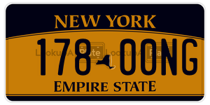 17800NG license plate in New York