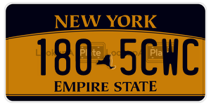 1805CWC  license plate in NY