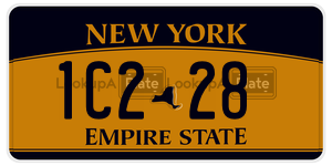 1C228  license plate in NY