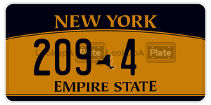 2094  license plate in NY