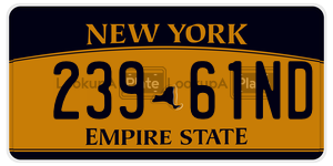 23961ND  license plate in NY