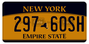 29760SH  license plate in NY