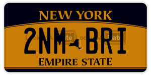 2NMBRI  license plate in NY