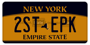 2STEPK  license plate in NY
