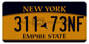 31173NF  license plate in NY