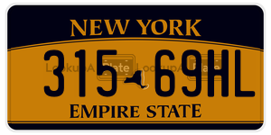 31569HL  license plate in NY