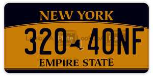 32040NF  license plate in NY