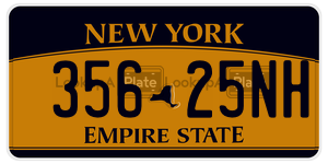 35625NH  license plate in NY