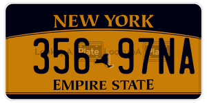 35697NA license plate in New York