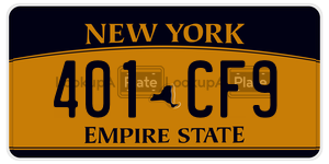 401CF9  license plate in NY