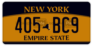 405BC9 license plate in New York