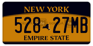 52827MB license plate in New York