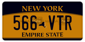 566VTR  license plate in NY