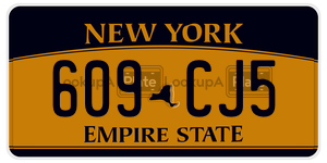 609CJ5  license plate in NY