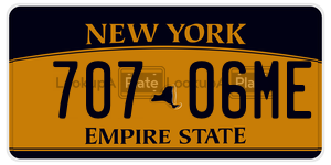 70706ME  license plate in NY