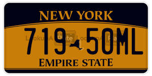 71950ML  license plate in NY